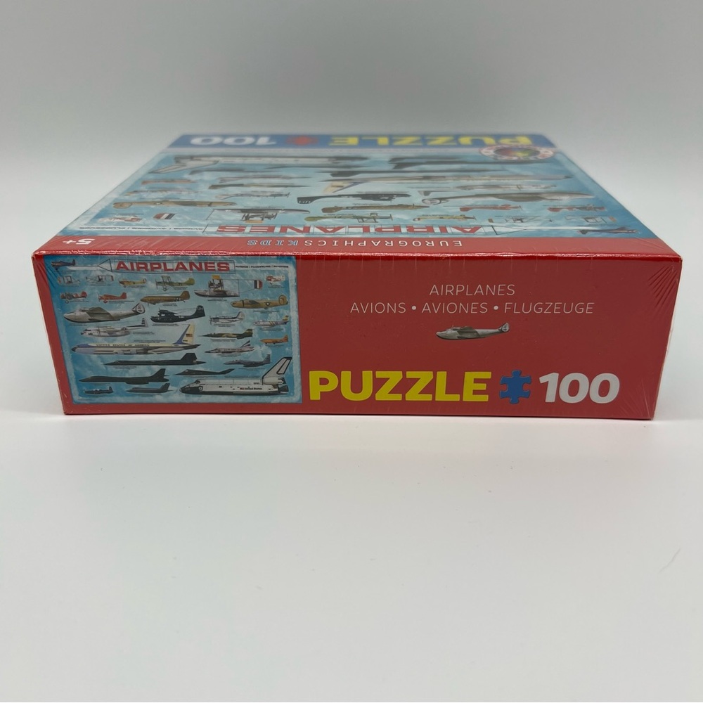 Eurographics Jigsaw Puzzle Airplanes Smart Kids Collection 100 Pieces NEW SEALED - Picture 3 of 6